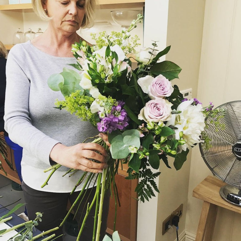 Signature Hand Tied Bouquet Workshop Cotswolds 10th February 2024