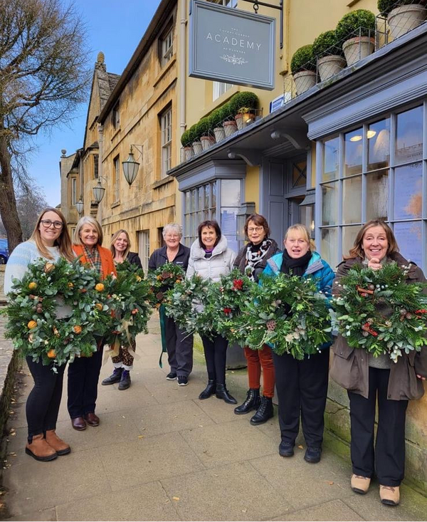 Christmas Wreath Workshop (morning) Cotswolds 9th December 2025