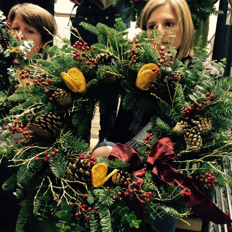 Christmas Wreath Workshop (morning) Cotswolds  29th November 2024
