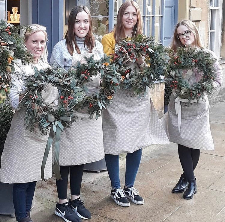 Christmas Wreath Workshop Morning  7th December 2023 Cotswolds